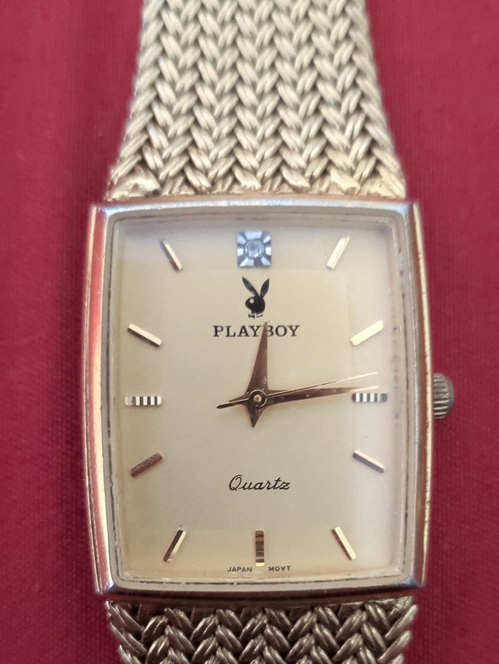 PLAYBOY Gold Tone Men’s Quartz Dress Watch with Cream Dial‎